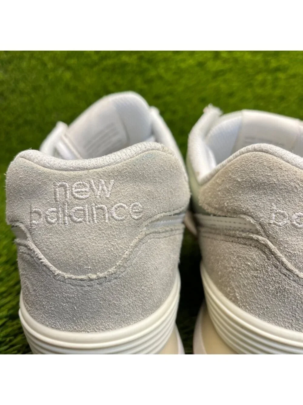 New Balance 574 Sage Green Gray Womens Size 10 Athletic Running Shoes Sneakers